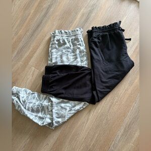 No Boundaries Camo and Black Joggers/Sweatpants ~ set of 2!